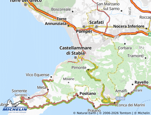 MICHELIN Castellammare di Stabia map - ViaMichelin
