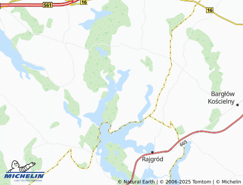 Mappa MICHELIN Jędrzejki - ViaMichelin