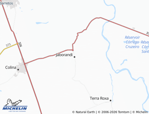 MICHELIN Jaborandi map - ViaMichelin