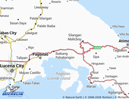 MICHELIN Binahaan map - ViaMichelin