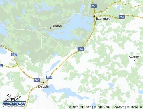 Mapa MICHELIN Bojāri - ViaMichelin