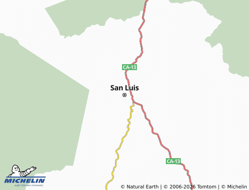 MICHELIN San Luis map - ViaMichelin