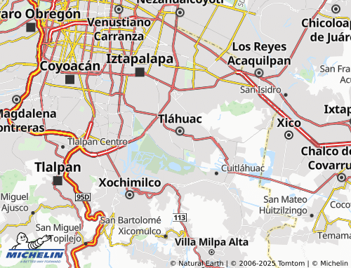 MICHELIN Colonia Los Olivos map - ViaMichelin