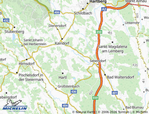 MICHELIN-Landkarte Nörning - ViaMichelin