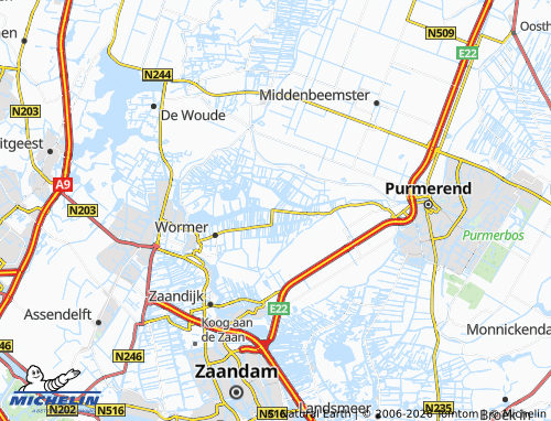 Mapa MICHELIN Jisp - ViaMichelin