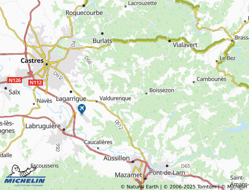 MICHELIN Noailhac map - ViaMichelin