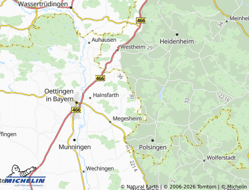 MICHELIN Steinhart map - ViaMichelin