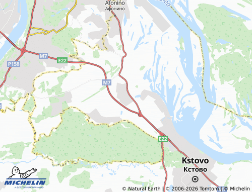 MICHELIN-Landkarte Zhdanovskiy - ViaMichelin