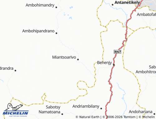 Mappa MICHELIN Miantsoarivo - ViaMichelin