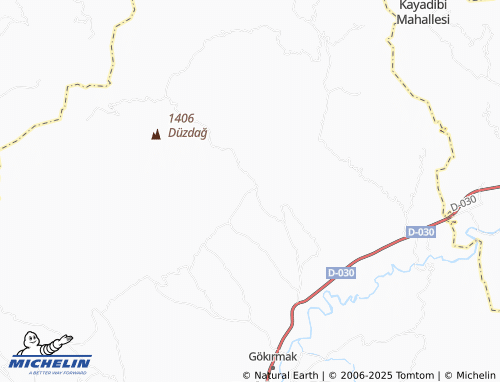 MICHELIN Akseki map - ViaMichelin