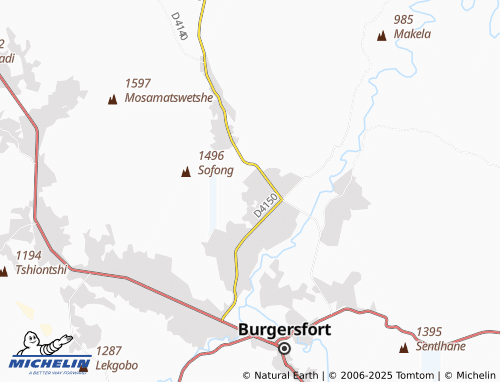MICHELIN Dark City map - ViaMichelin