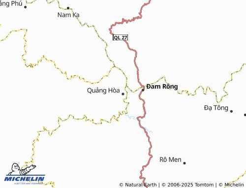 Carte MICHELIN Quảng Hòa - ViaMichelin