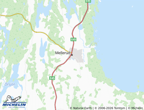 Carte MICHELIN Mellerud - ViaMichelin