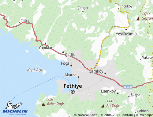Mappa MICHELIN Karagedik - ViaMichelin