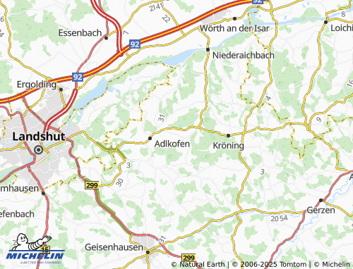 MICHELIN Baumgarten map - ViaMichelin