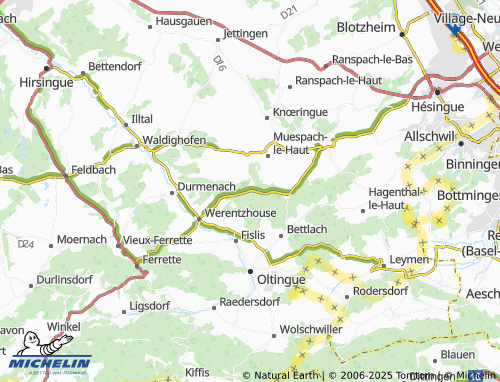 Carte MICHELIN Willerhof - ViaMichelin