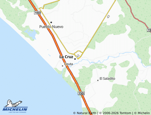 MICHELIN Margarita map - ViaMichelin