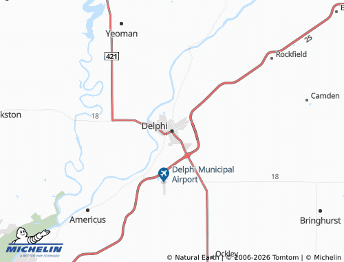 Carte MICHELIN Delphi - ViaMichelin