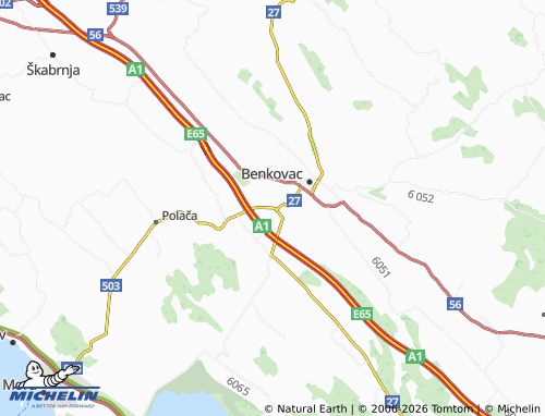 MICHELIN-Landkarte Šopot - ViaMichelin