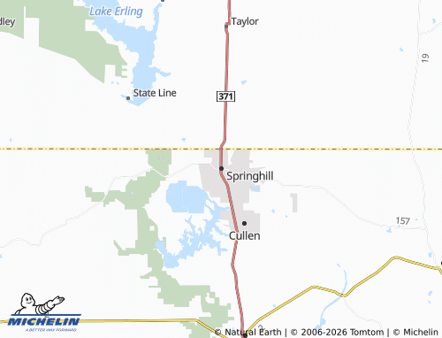 Mapa MICHELIN Springhill - ViaMichelin