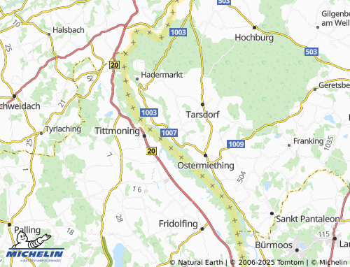 Carte MICHELIN Obersimling - ViaMichelin