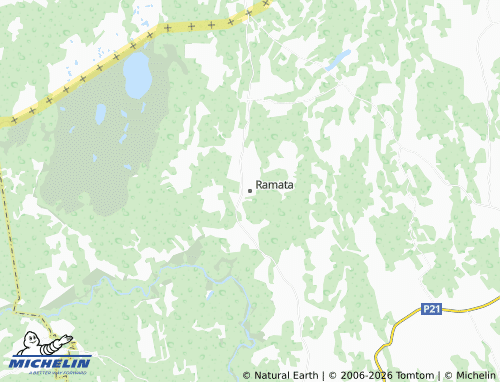 Mapa MICHELIN Ramatas pagasts - ViaMichelin