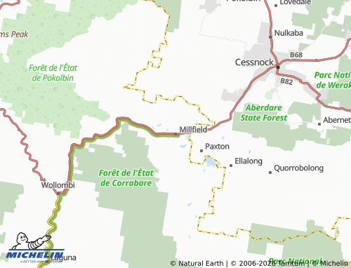 Mapa MICHELIN Millfield - ViaMichelin