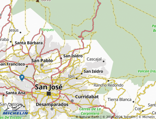 Mappa MICHELIN San Jerónimo - ViaMichelin