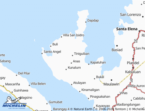 MICHELIN Tiniguiban map - ViaMichelin