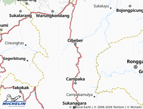 MICHELIN Susukan map - ViaMichelin
