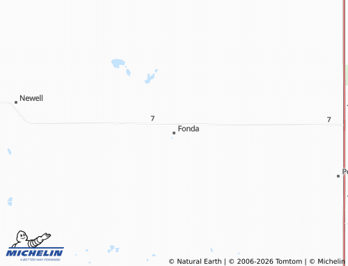 Mappa MICHELIN Fonda - ViaMichelin