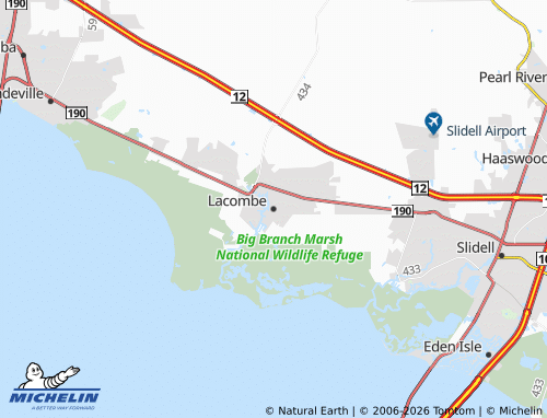 Mapa MICHELIN Lacombe - ViaMichelin
