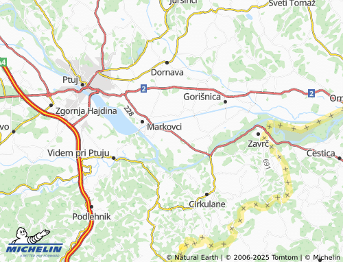 Kaart MICHELIN Bukovci - ViaMichelin