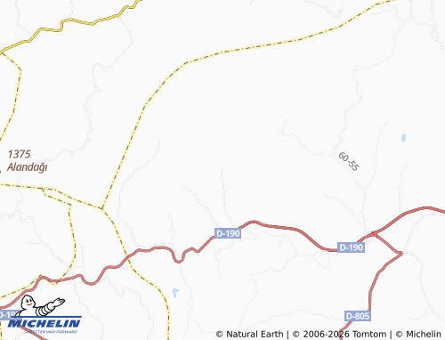 MICHELIN Uzunöz map - ViaMichelin