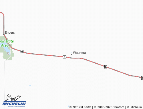 Mappa MICHELIN Wauneta - ViaMichelin