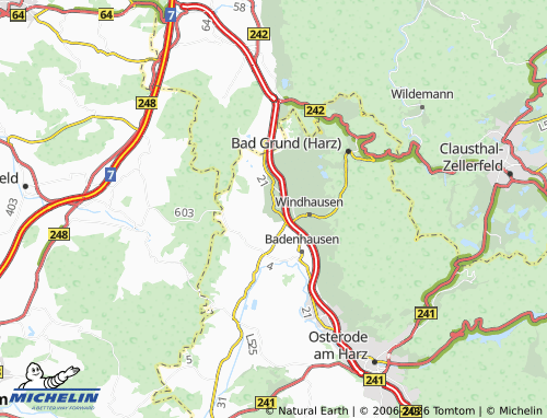 MICHELIN Teichhütte map - ViaMichelin