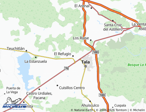 Mappa MICHELIN El Refugio - ViaMichelin