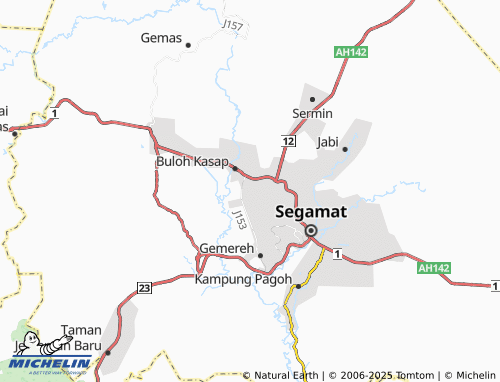 MICHELIN Kampung Lubok Kasai map - ViaMichelin