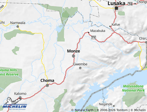 Mapa MICHELIN Monze - ViaMichelin