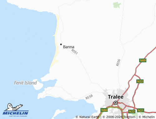 Mappa MICHELIN Ardfert - ViaMichelin