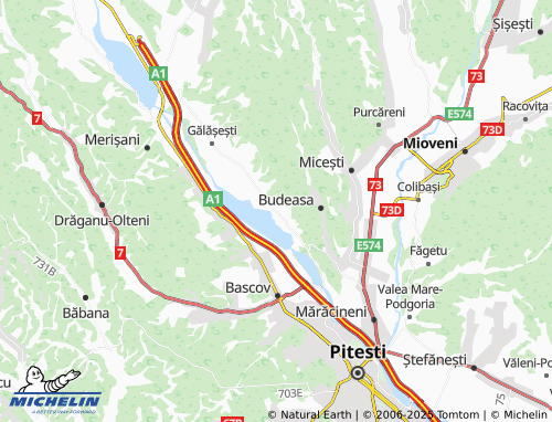 MICHELIN Budeasa Mare map - ViaMichelin