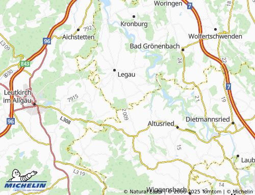 Mapa MICHELIN Oberlandholz - ViaMichelin