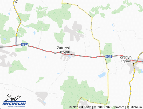 MICHELIN Zaturtsi map - ViaMichelin