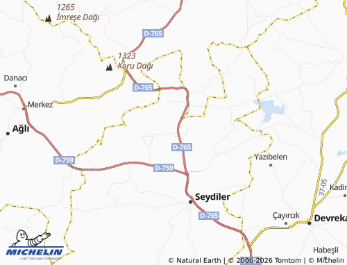 Mappa MICHELIN Üyük - ViaMichelin