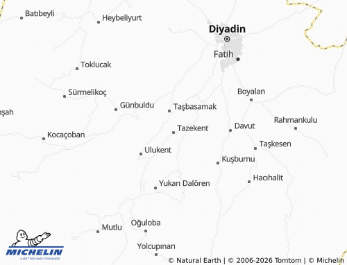 MICHELIN Tazekent map - ViaMichelin