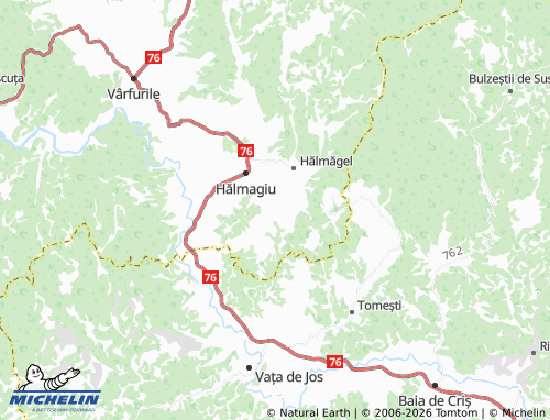 Carte MICHELIN Țohești - ViaMichelin