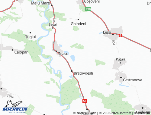 MICHELIN-Landkarte Prunet - ViaMichelin