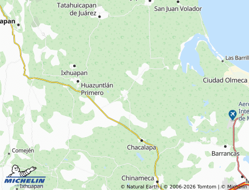 Mapa MICHELIN Minzapan Centro - ViaMichelin