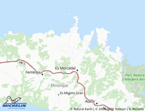 Mapa MICHELIN Binissarret - ViaMichelin