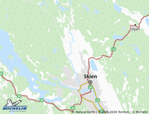 Carte MICHELIN Venstøp - ViaMichelin